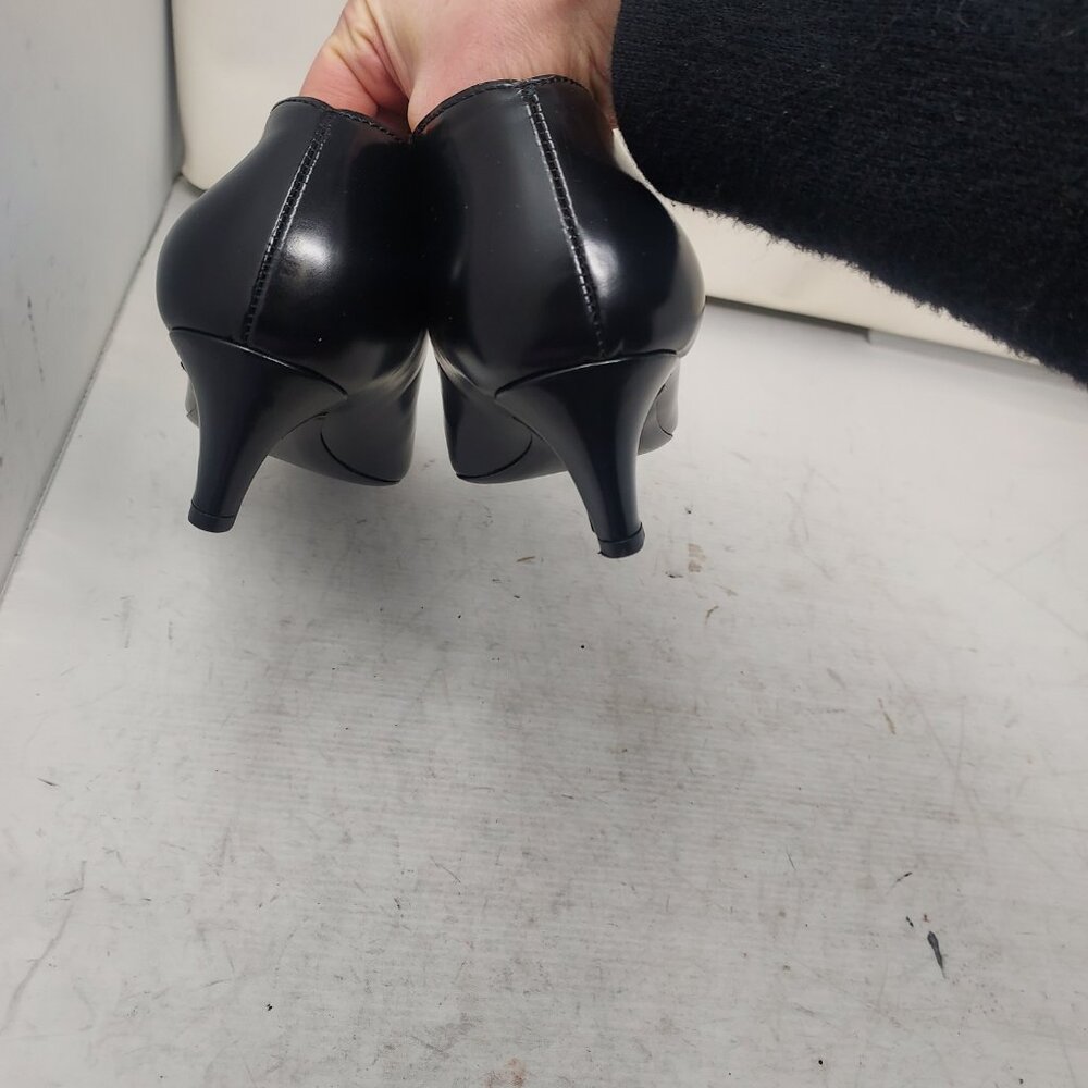 TOTEME Black Wide Shaft Patent Ankle Boot - Picture 8 of 11